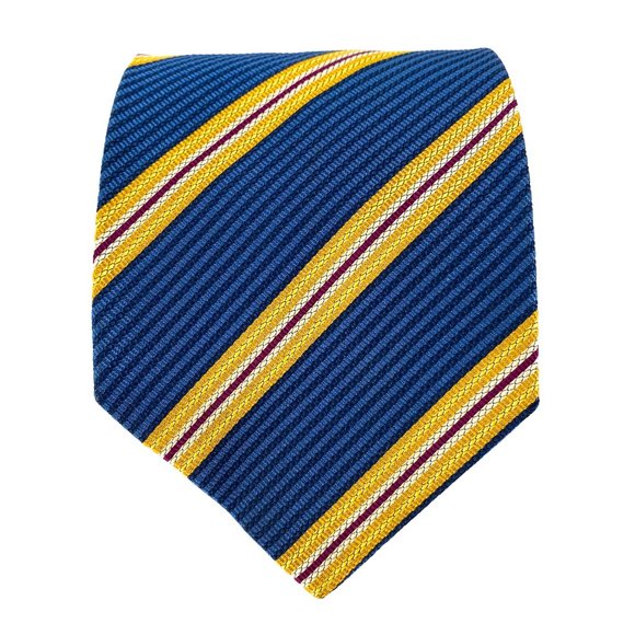 IKE BEHAR New York Diagonal Stripe Silk Tie - Picture 14 of 16